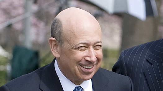 Goldman Sachs's CEO Lloyd Blankfein.