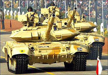 Arjun battle tank.