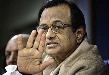 Home Minister P Chidambaram