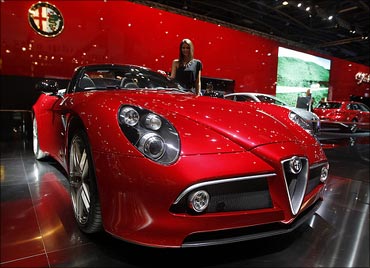 Alfa Romeo 8C Spider.
