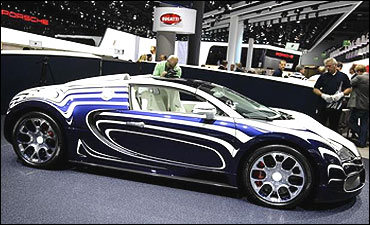 The Bugatti Veyron L'Or Blanc.