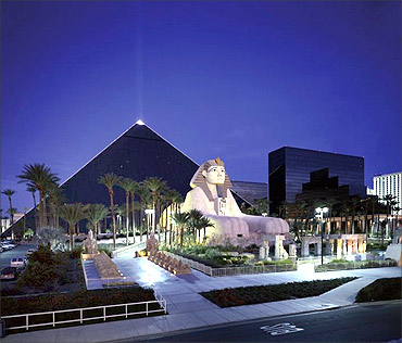 Luxor Hotel and Casino.