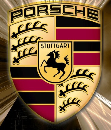 The Porsche logo.