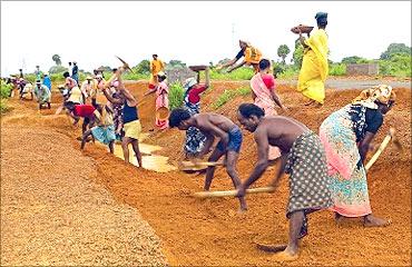 NREGA workers.