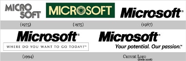 Microsoft logos.