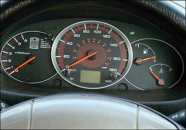 Tachometer.