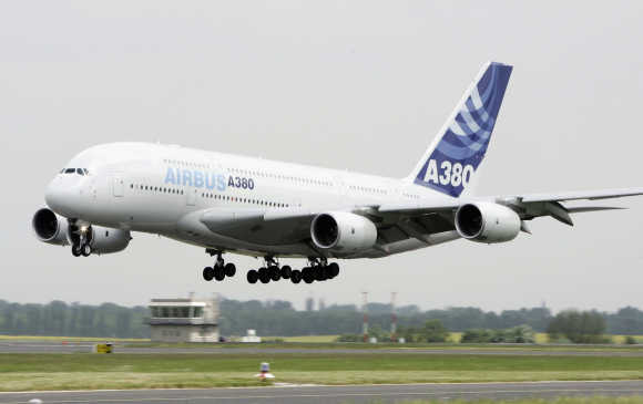 A380 will soon start flying in and out of India.