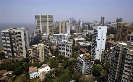 Mumbai skyline.
