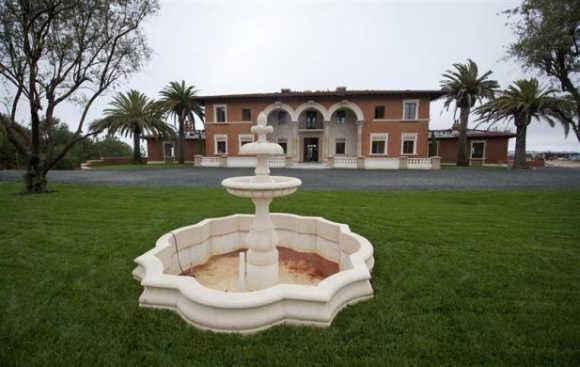 A view of the luxury home at One Pelican Hill Road North in Newport Beach, California.