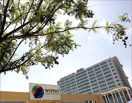 Wipro campus is seen in Bangalore.