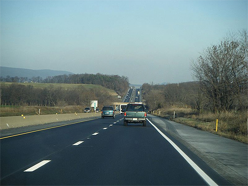 Eastbound Interstate 78/US Route 22.