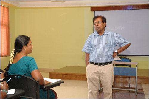 Kolandei Francis and Muniratnam, chief co-ordinator of  SHGs.