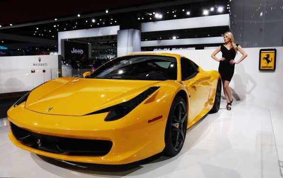 Ferrari 458 Italia in Detroit, United States.