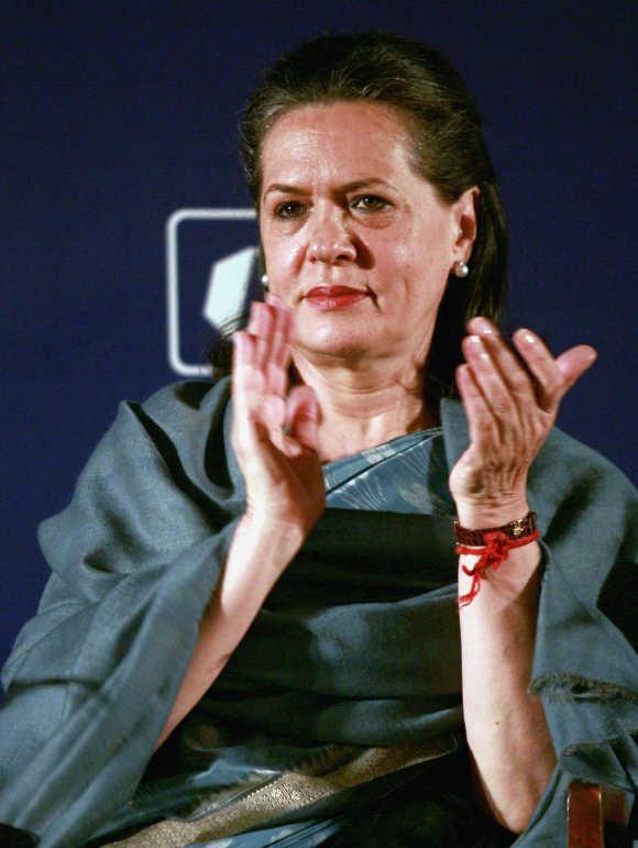 Sonia Gandhi.