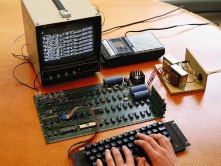 One of the first computers that Apple founder Steve Jobs sold from his parents' garage.