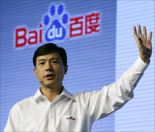 Robin Li, founder and chief executive of Baidu.