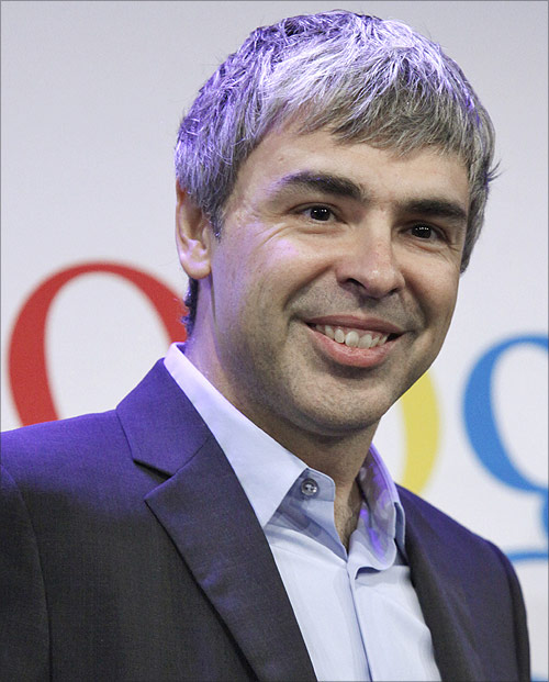 Google CEO Larry Page.