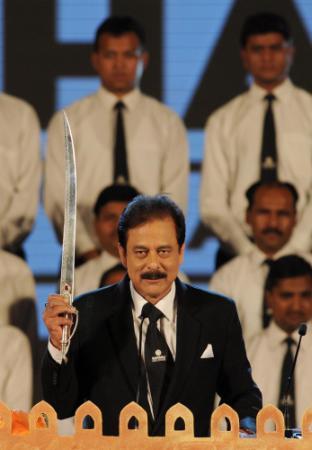 Subrata Roy, managing worker and chairman, Sahara India Pariwar