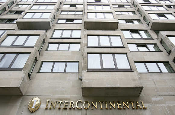InterContinental Hotel Park Lane in London.