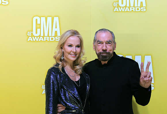 John Paul DeJoria with his wife Eloise in Nashville, Tennessee, United States.