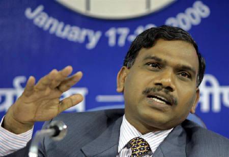 A Raja, former Telecom Minister.