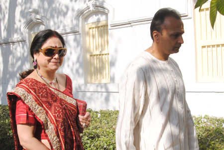 One section of the gallery contains Dhirubhai's family photographs. (File photo from December, 2011)