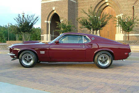 1969 Ford Mustang Boss 429 Fastback.