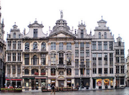 Debt as a percentage of GDP in Belgium is 97.2 per cent. A view of Brussels.