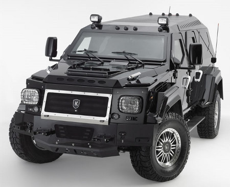 The Knight XV is powered by a 6.0 lire Vortec V8 engine.