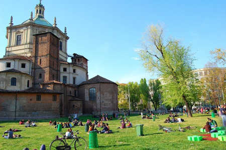 A view of Milan.