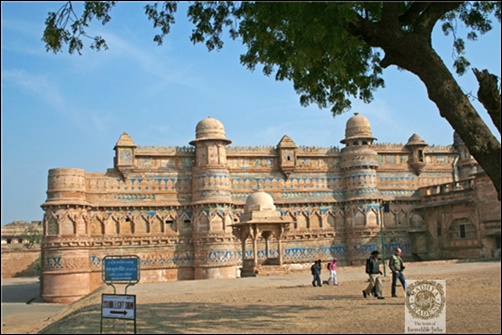The Gwalior Fort.