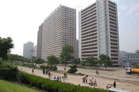 A view of Pyongyang, North Korea.