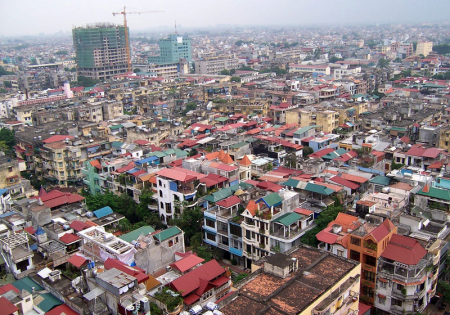 A view of capital Hanoi.