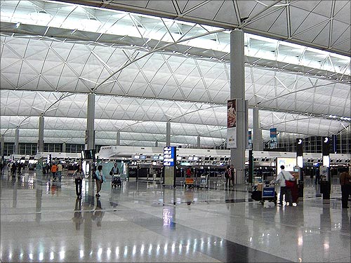 Hong Kong International Airport Terminal 1.