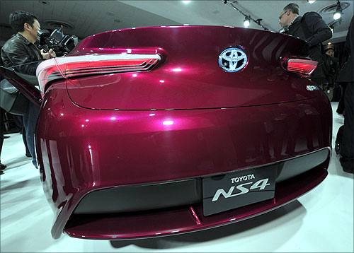 Toyota NS4 plug-in hybrid concept car.