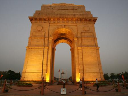 India Gate in New Delhi.