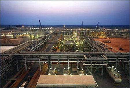 Natural gas production from its showpiece KG-D6 fields off the Andhra coast fell.