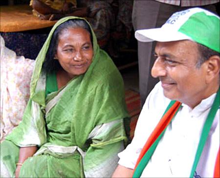 Dinesh Trivedi (right)