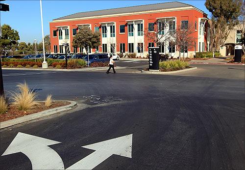 New home of Facebook is seen in Menlo Park, California.