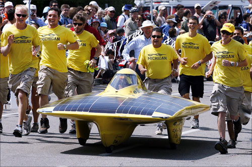 North American Solar Car Challenge in Calgary.