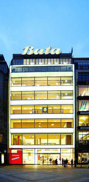 A Bata store in Prague, Czech Republic.