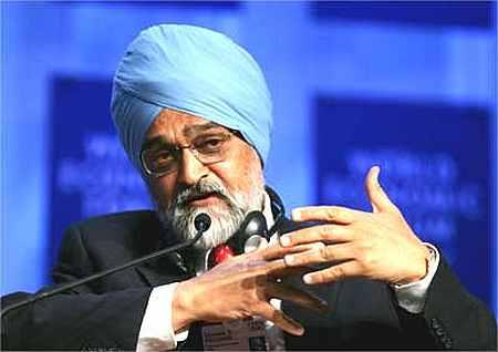 Planning Commission Deputy Chairman Montek Singh Ahluwalia.