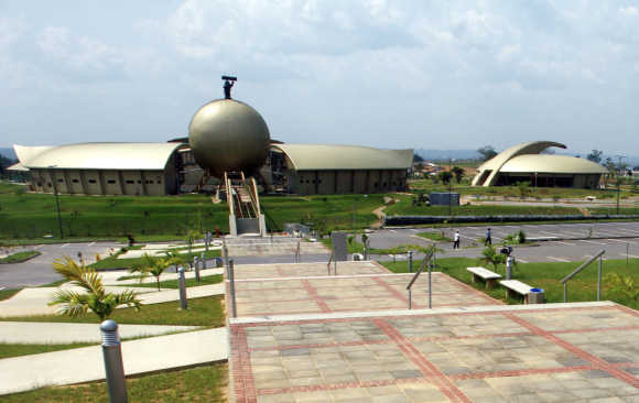 A general view of Tinapa Business resort project in Calabar, Delta region, Nigeria.
