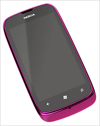 Nokia Lumia 610.