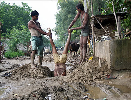 Workers in Noida.