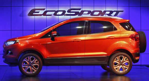 EcoSport is pictured in New Delhi.