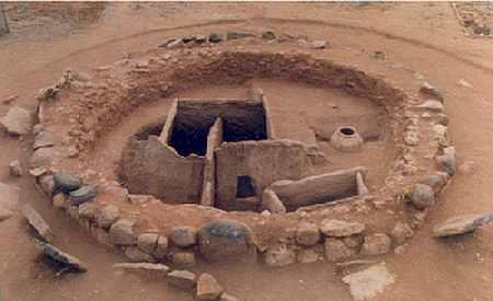 Megalithic Burial - exposed view