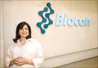 Biocon founder Kiran Mazumdar-Shaw also features on the list