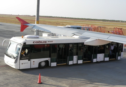 A Cobus 3000 at Bengaluru International Airport.