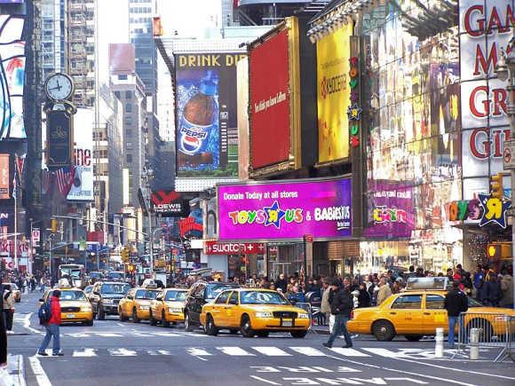 A view of New York City.